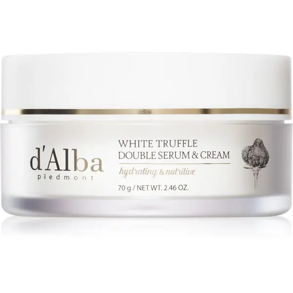 d'Alba d'Alba White Truffle Double Serum & Cream učvršćujuća dnevna krema i serum 2 u 1 70 g