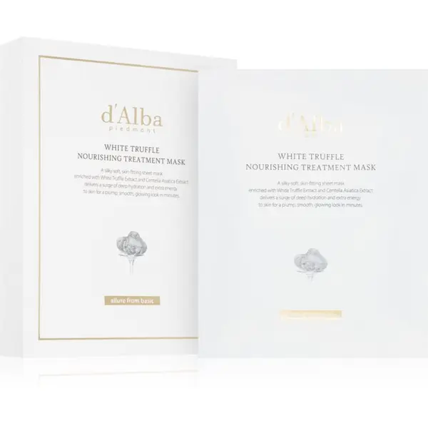 d'Alba d'Alba White Truffle Nourishing Treatment Mask maska za lice s intenzivnom hidratacijom s umirujućim djelovanjem 5x25 ml