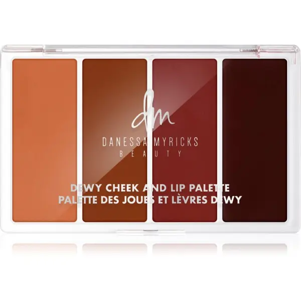 Danessa Myricks Beauty Danessa Myricks Beauty Dewy Cheek & Lip Palette multifunkcionalna paleta za lice nijansa Dew It Undercover 25 g