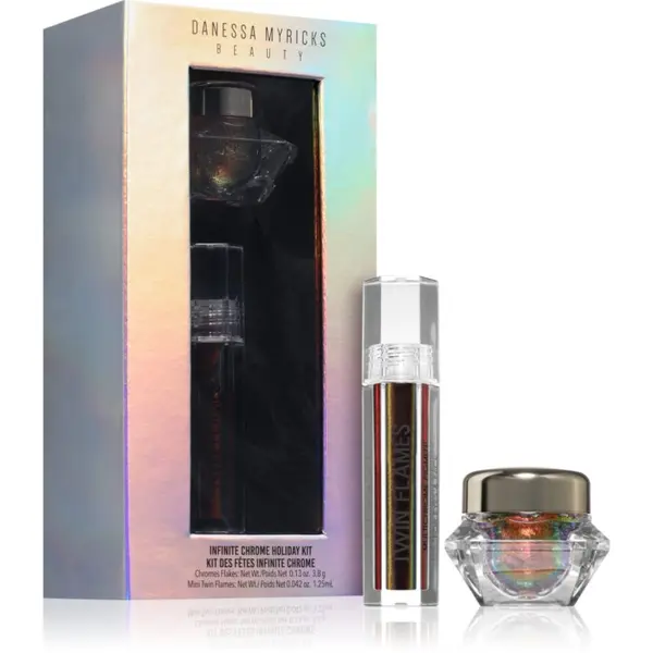 Danessa Myricks Beauty Danessa Myricks Beauty Infinite Chrome Holiday Kit set dekorativne kozmetike za lice i oči