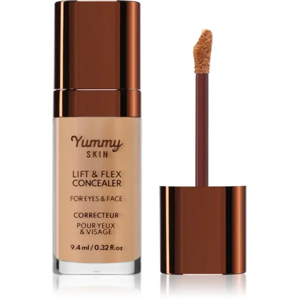 Danessa Myricks Beauty Danessa Myricks Beauty Yummy Skin Lift & Flex Concealer tekući korektor s mat efektom nijansa 9 - Medium With Peach Undertones 8.4 ml