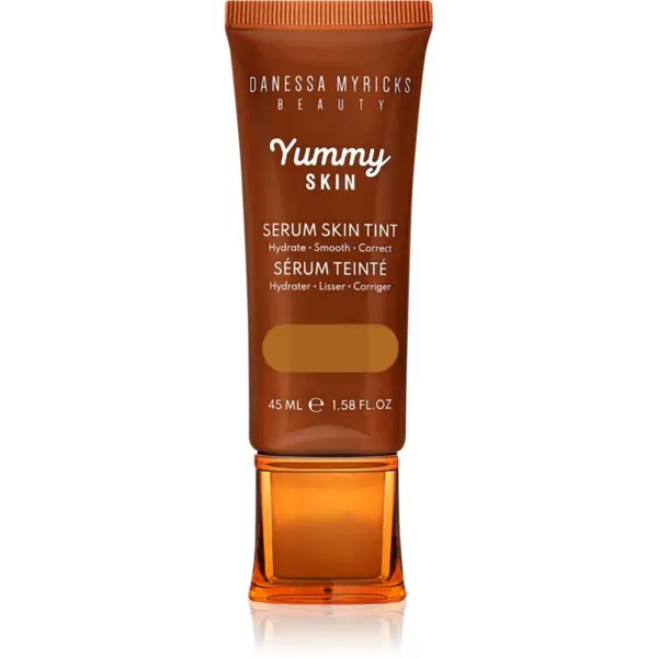 Danessa Myricks Beauty Danessa Myricks Beauty Yummy Skin Serum Skin Tint hidratantni puder s učinkom zaglađivanja nijansa 12 - Dark Skin with Golden Undertones 100 ml