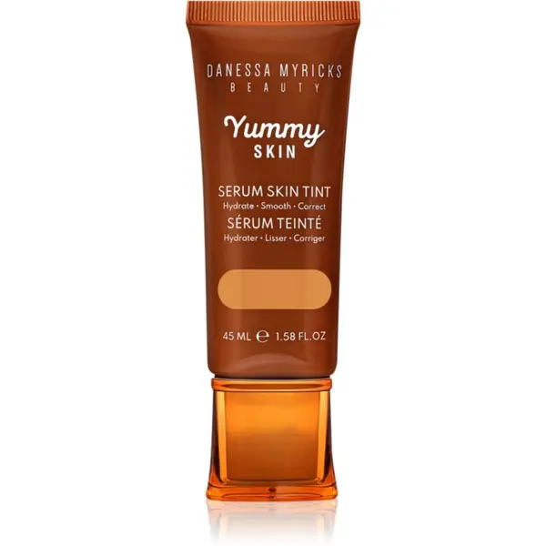 Danessa Myricks Beauty Danessa Myricks Beauty Yummy Skin Serum Skin Tint hidratantni puder s učinkom zaglađivanja nijansa 7 - Medium Skin with Golden Undertones 45 ml