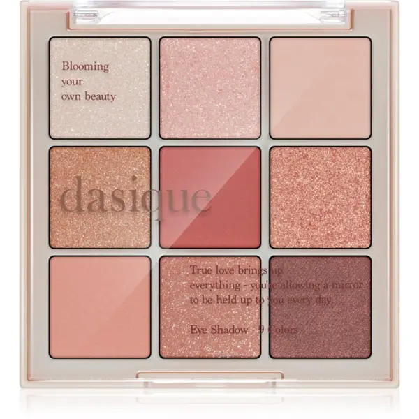 Dasique Dasique Eye Shadow Pallete paleta sjenila za oči nijansa 02 Rose Petal 7 g