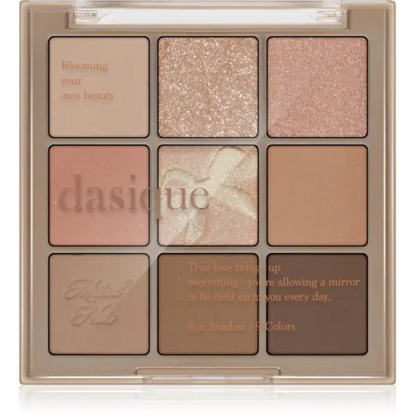 Dasique Dasique Eye Shadow Pallete paleta sjenila za oči nijansa 24 Muted Nuts 7 g