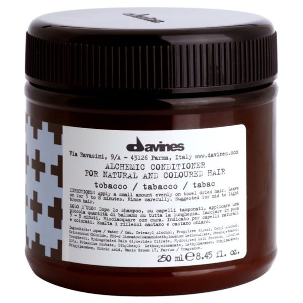 Davines Davines Alchemic Conditioner Tobacco hidratantni regenerator za naglašavanje boje kose 250 ml