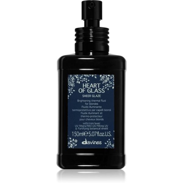 Davines Davines Heart of Glass Sheer Glaze posvjetljujuća njega za plavu kosu 150 ml