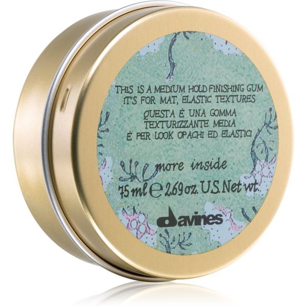 Davines Davines More Inside Medium Hold Finishing Gum guma za stiliziranje s mat učinkom 75 ml