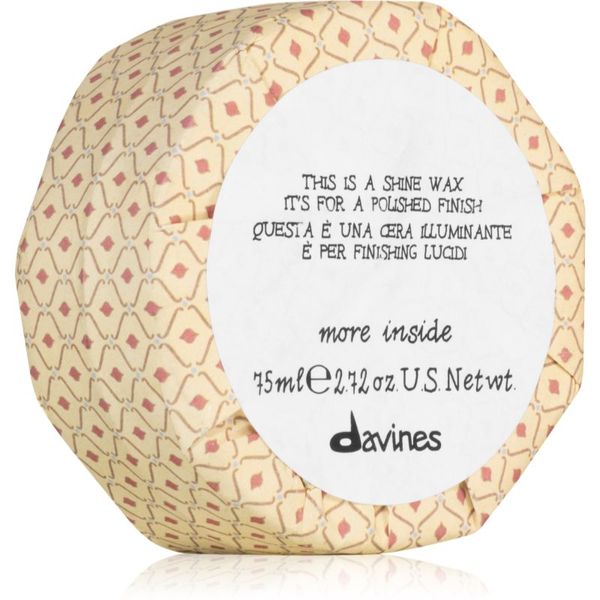 Davines Davines More Inside Shine Wax vosak za kosu za sjajnu i mekanu kosu 75 ml