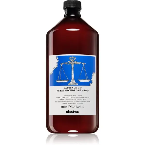 Davines Davines Naturaltech Rebalancing Shampoo šampon za dubinsko čišćenje masnog vlasišta 1000 ml