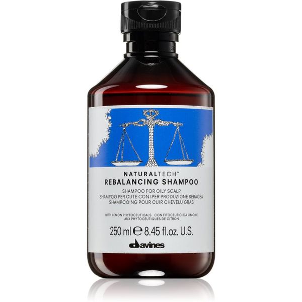 Davines Davines Naturaltech Rebalancing Shampoo šampon za dubinsko čišćenje masnog vlasišta 250 ml