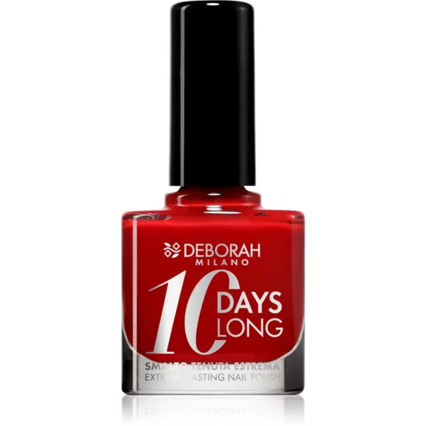 Deborah Milano Deborah Milano 10 Days Long brzosušeći lak za nokte nijansa 161 Dark Red 11 ml