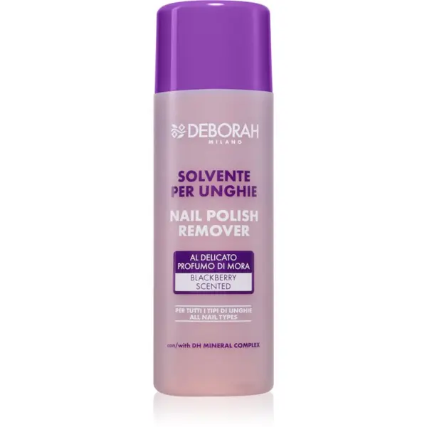 Deborah Milano Deborah Milano Nail Polish Remover sredstvo za skidanje laka s noktiju s vůní ostružin 120 ml
