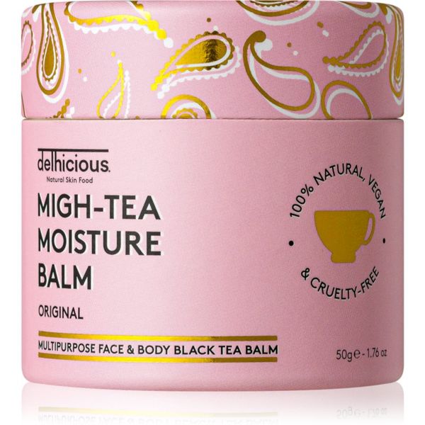 delhicious delhicious MIGH-TEA MOISTURE BALM multifunkcionalni balzam za vrlo suho i osjetljivo lice 50 g