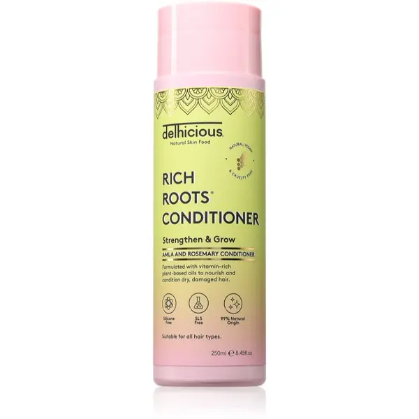 delhicious delhicious RICH ROOTS Repair & Shine Conditioner obnavljajući regenerator za sjajnu i mekanu kosu 250 ml