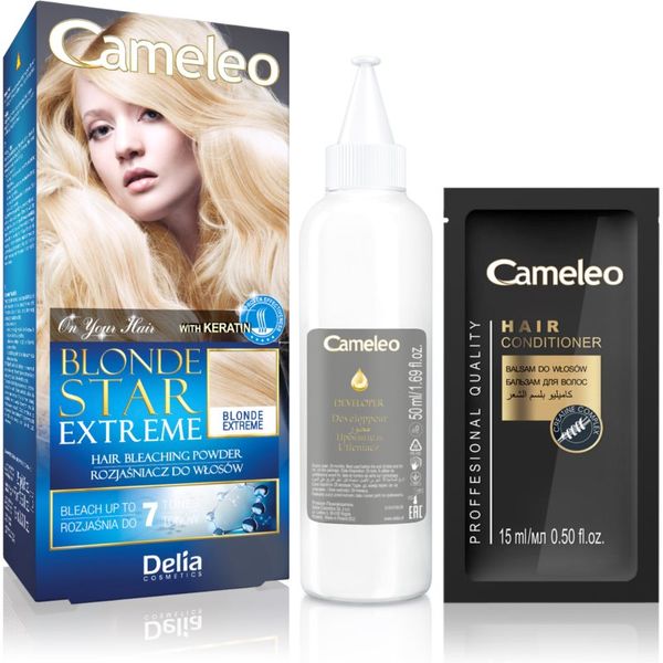 Delia Cosmetics Delia Cosmetics Cameleo Blonde Star Extreme posvjetljujući puder s keratinom 25 g