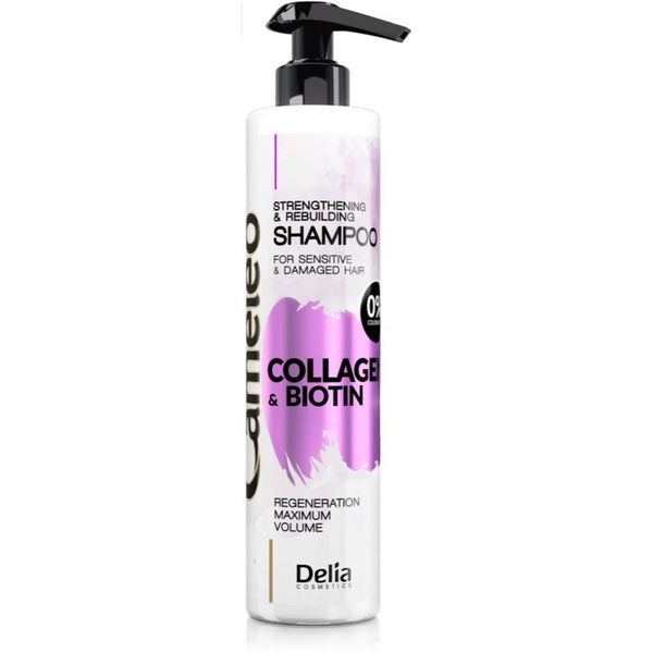 Delia Cosmetics Delia Cosmetics Cameleo Collagen & Biotin šampon za učvršćivanje za oštećenu i lomljivu kosu 250 ml
