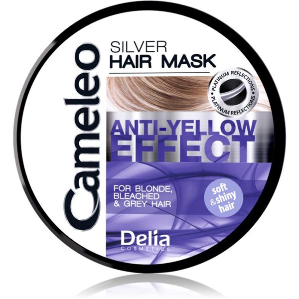 Delia Cosmetics Delia Cosmetics Cameleo Silver maska za kosu neutralizirajući žuti tonovi 200 ml