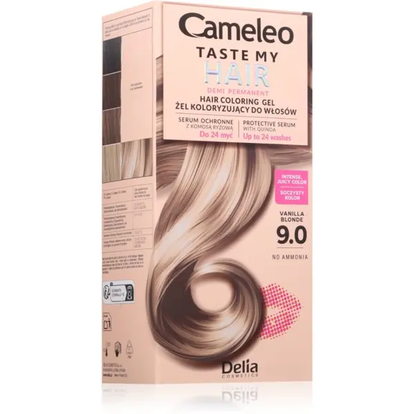 Delia Cosmetics Delia Cosmetics Cameleo Taste My Hair polutrajna boja za kosu nijansa 9.0 Vanilla Blonde 1 kom