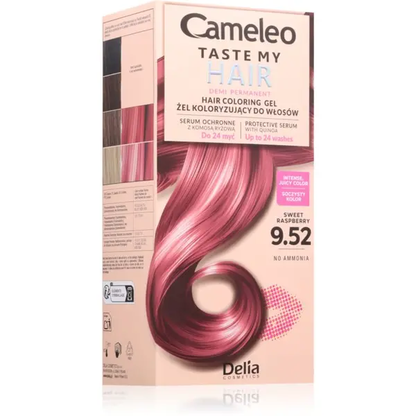 Delia Cosmetics Delia Cosmetics Cameleo Taste My Hair polutrajna boja za kosu nijansa 9.52 Sweet Raspberry 1 kom