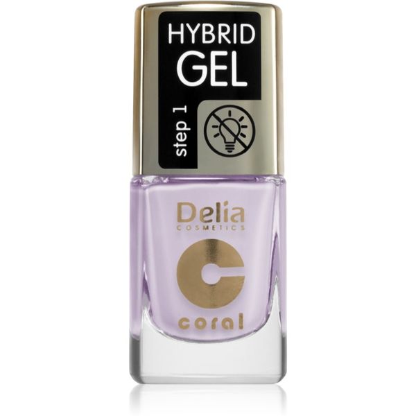 Delia Cosmetics Delia Cosmetics Coral Hybrid Gel gel lak za nokte bez korištenja UV/LED lampe nijansa 115 11 ml