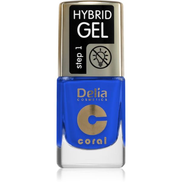 Delia Cosmetics Delia Cosmetics Coral Hybrid Gel gel lak za nokte bez korištenja UV/LED lampe nijansa 126 11 ml