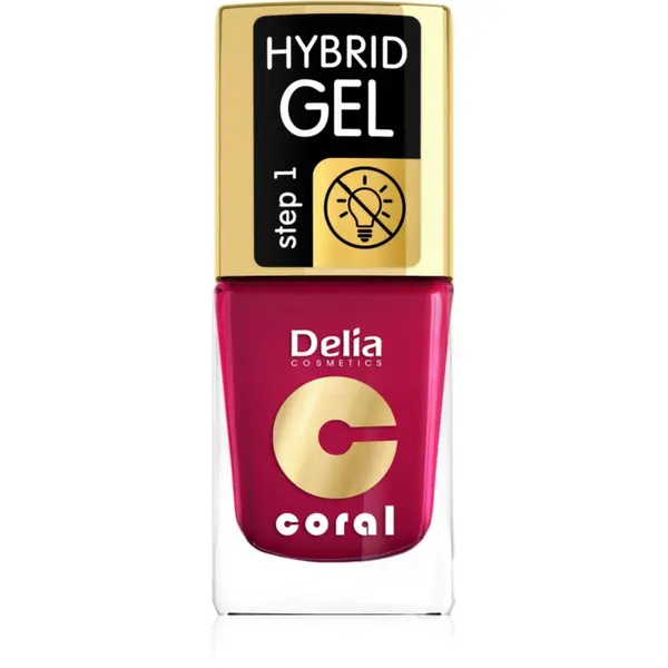 Delia Cosmetics Delia Cosmetics Coral Nail Enamel Hybrid Gel gel lak za nokte nijansa 06 11 ml