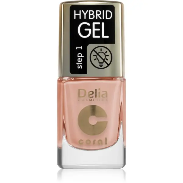 Delia Cosmetics Delia Cosmetics Coral Nail Enamel Hybrid Gel gel lak za nokte nijansa 136 11 ml