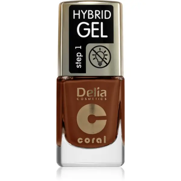 Delia Cosmetics Delia Cosmetics Coral Nail Enamel Hybrid Gel gel lak za nokte nijansa 144 11 ml