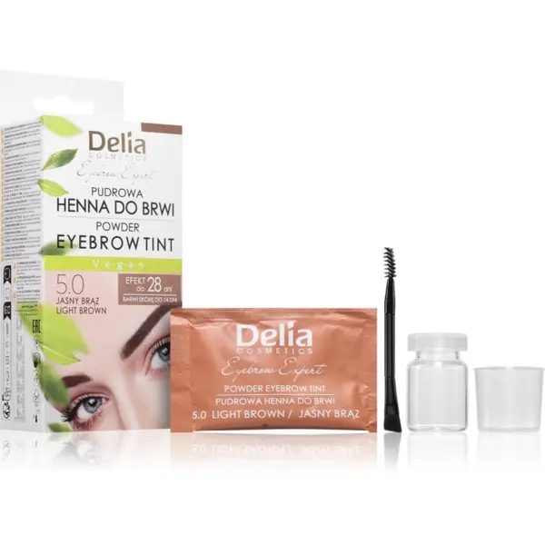 Delia Cosmetics Delia Cosmetics Eyebrow Expert boja za toniranje obrva nijansa 5.0 Light Brown 4 g