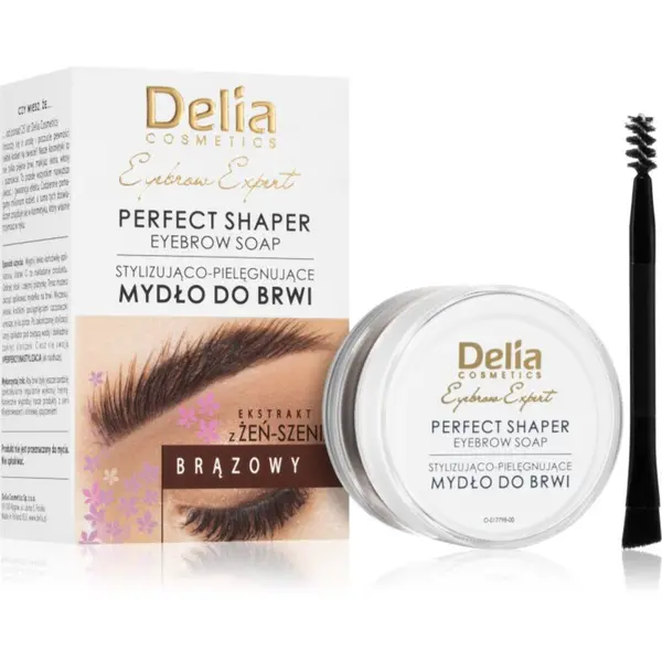Delia Cosmetics Delia Cosmetics Eyebrow Expert učvršćujući vosak za obrve nijansa Brown 10 ml