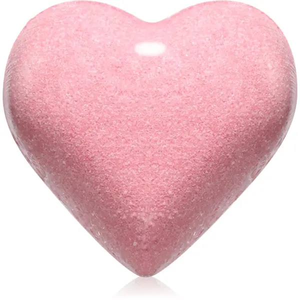 Delia Cosmetics Delia Cosmetics Fizzing Bath Heart Wild Strawberry bomba za kupanje s okusom jagode 100 g