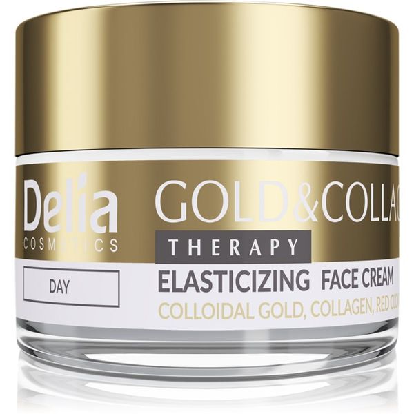 Delia Cosmetics Delia Cosmetics Gold & Collagen Therapy dnevna krema povećava elastičnost kože 50 ml