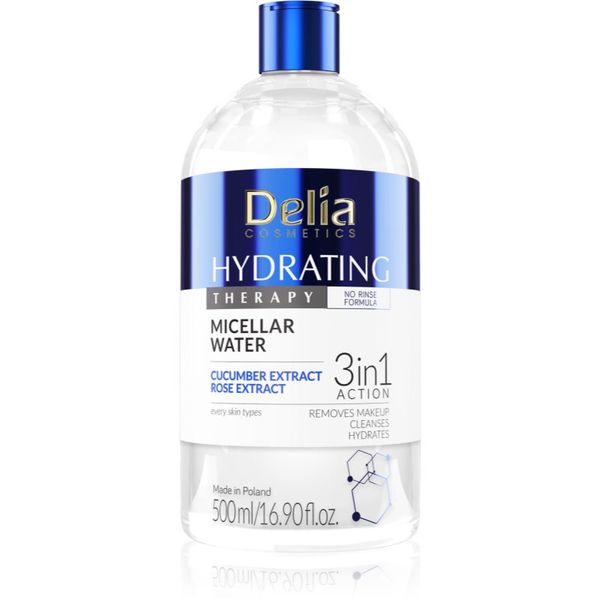 Delia Cosmetics Delia Cosmetics Hydrating Therapy micelarna voda 3 u 1 500 ml