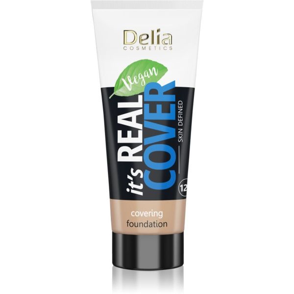 Delia Cosmetics Delia Cosmetics It's Real Cover puder s visokim prekrivanjem nijansa 203 Latte 30 ml