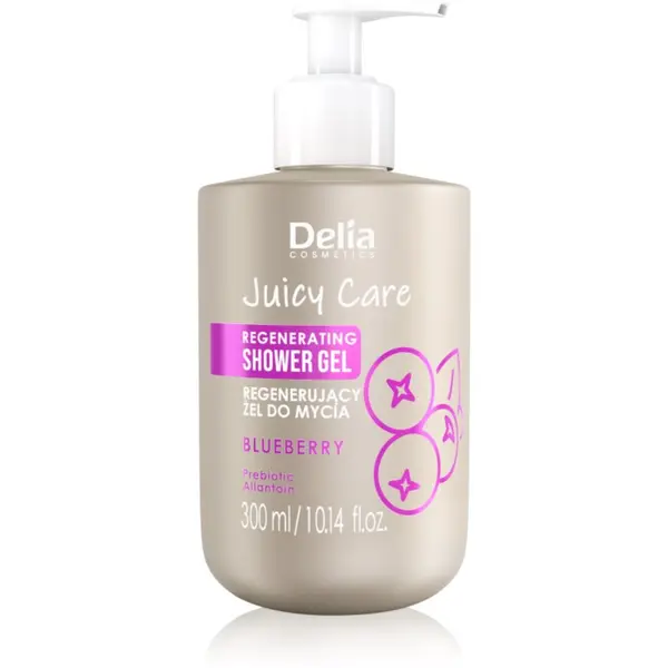 Delia Cosmetics Delia Cosmetics Juicy Care Blueberry regenerirajući gel za tuširanje 300 ml