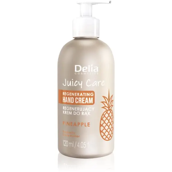 Delia Cosmetics Delia Cosmetics Juicy Care Pineapple regenerirajuća krema za ruke 120 ml
