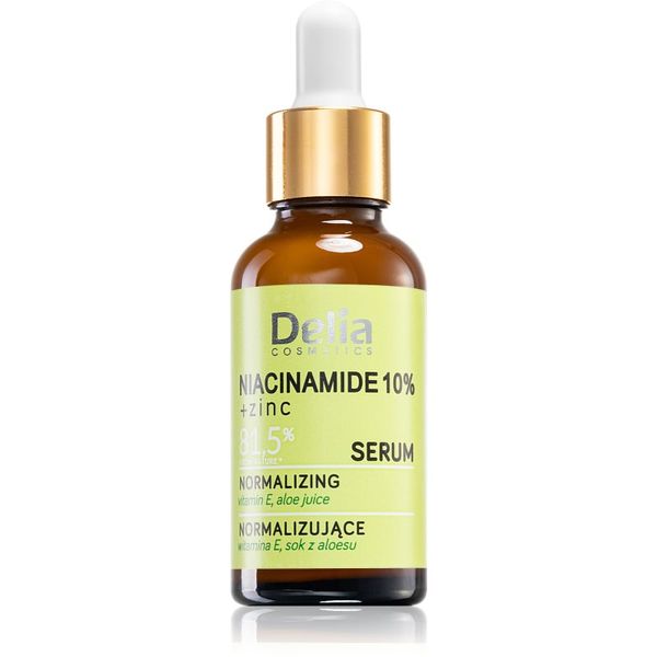 Delia Cosmetics Delia Cosmetics Niacinamide 10% + zinc obnavljajući serum za lice, vrat i dekolte 30 ml