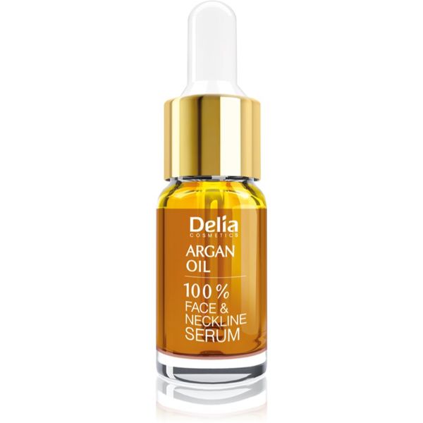 Delia Cosmetics Delia Cosmetics Professional Face Care Argan Oil serum za intenzivnu regeneraciju i pomlađivanje s arganovim uljem za lice, vrat i dekolte 10 ml