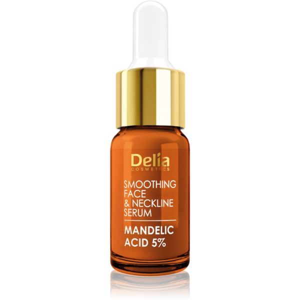 Delia Cosmetics Delia Cosmetics Professional Face Care Mandelic Acid serum za zaglađivanje s bademskom kiselinom za lice, vrat i dekolte 10 ml
