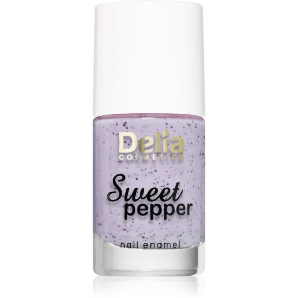 Delia Cosmetics Delia Cosmetics Sweet Pepper Black Particles lak za nokte nijansa 04 Lavender 11 ml
