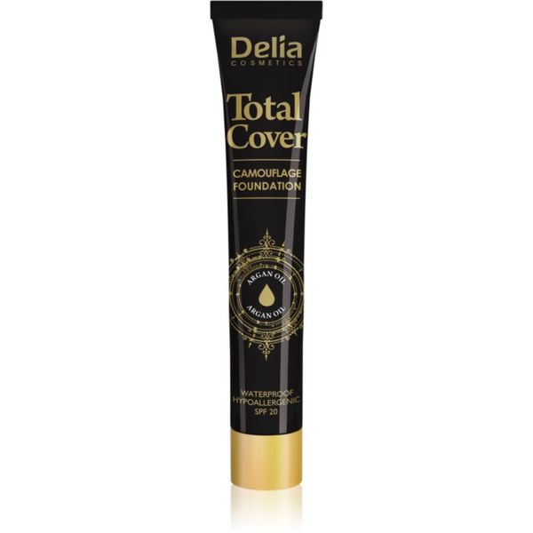 Delia Cosmetics Delia Cosmetics Total Cover vodootporni puder SPF 20 nijansa 52 Ivory 25 g