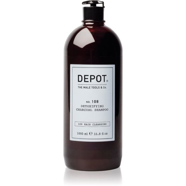 Depot Depot No. 108 Detoxifing Charchoal Shampoo detoksikacijski šampon za čišćenje za sve tipove kose 1000 ml