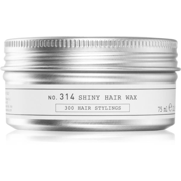 Depot Depot No. 314 Shiny Hair Wax vosak za kosu za prirodno učvršćivanje 75 ml