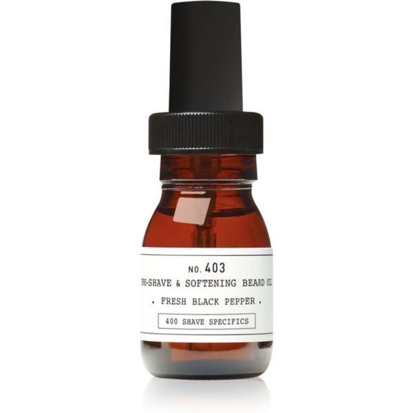 Depot Depot No. 403 Pre-Shave&Softening Beard Oil ulje prije brijanja Fresh Black Pepper 30 ml