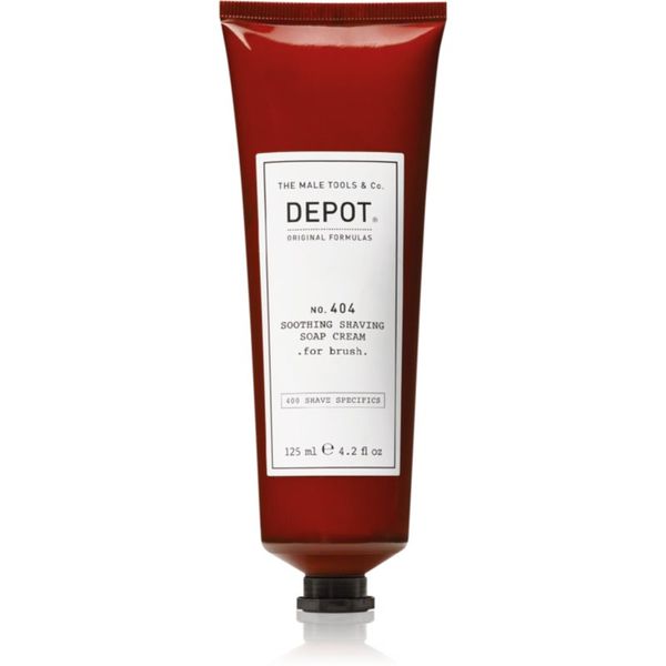 Depot Depot No. 404 Soothing Shaving Soap Cream umirujuća krema za brijanje for brush 125 ml