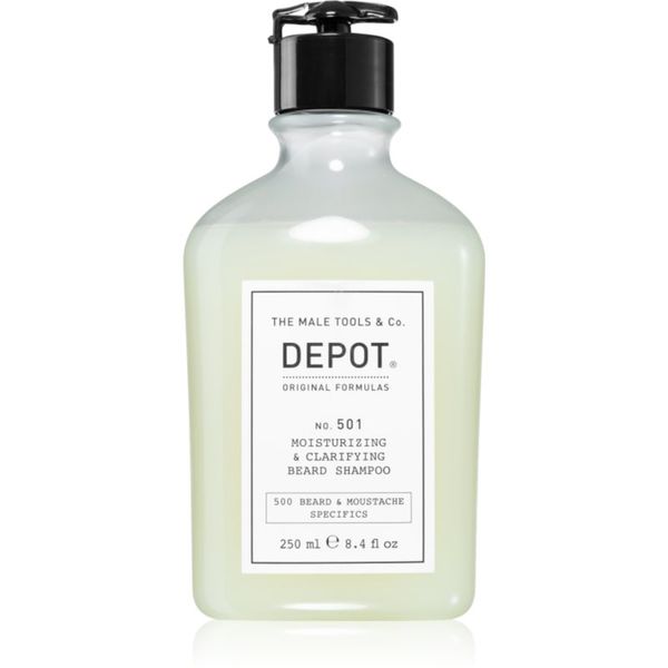 Depot Depot No. 501 Moisturizing & Clarifying Beard Shampoo hidratantni šampon za bradu i brkove 250 ml
