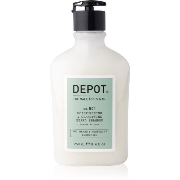 Depot Depot No. 501 Moisturizing & Clarifying Beard Shampoo hidratantni šampon za bradu i brkove 250 ml