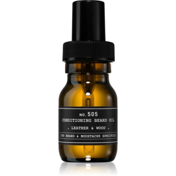 Depot Depot No. 505 Conditioning Beard Oil ulje za bradu Leather & Wood 30 ml