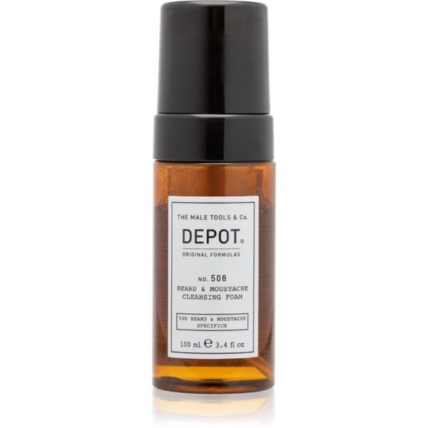 Depot Depot No. 508 Cleansing Beard & Moustache Foam pjena za čišćenje za bradu i brkove 100 ml